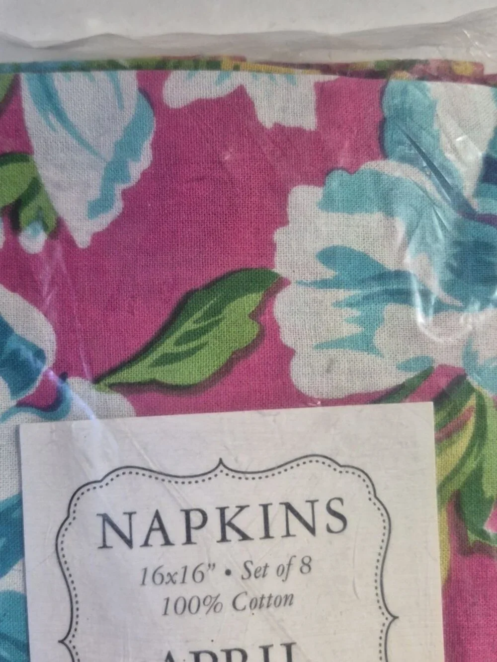 April Cornell Floral Napkins Set Of 8